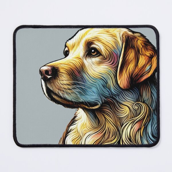 Item preview,  Labrador Retriever Portrait in Van Gogh Style – Whimsical Canine Art designed and sold by CreationbyNiki.