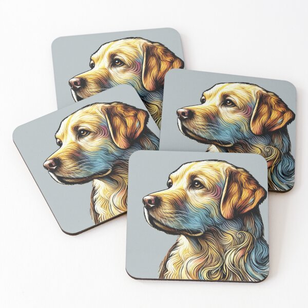 Item preview,  Labrador Retriever Portrait in Van Gogh Style – Whimsical Canine Art designed and sold by CreationbyNiki.