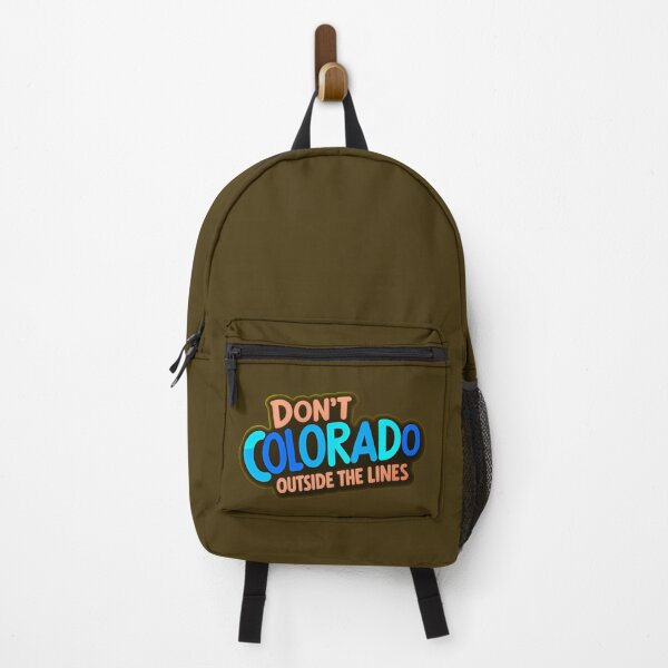 Item preview, Don't Colorado Outside The Lines Funny Quote designed and sold by TheArtOfPat.