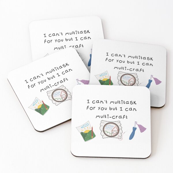 Item preview, I can’t multitask but I can multi craft designed and sold by CreatedByKay-.