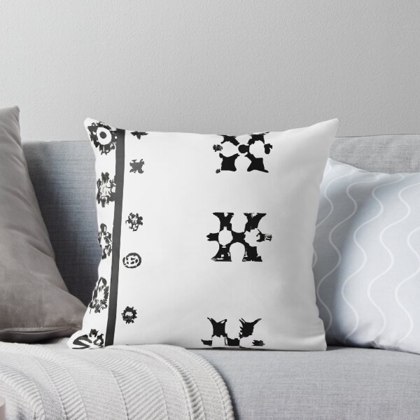 Aperçu de l'œuvre Motif de tapis noir et blanc créée et vendue par CONTRAPINK.