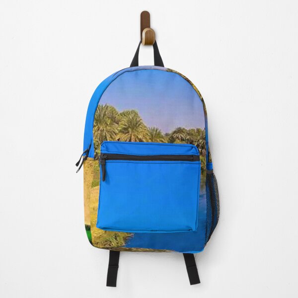 Item preview, countryside, palm, canal, trees, green land designed and sold by AA-designstore.