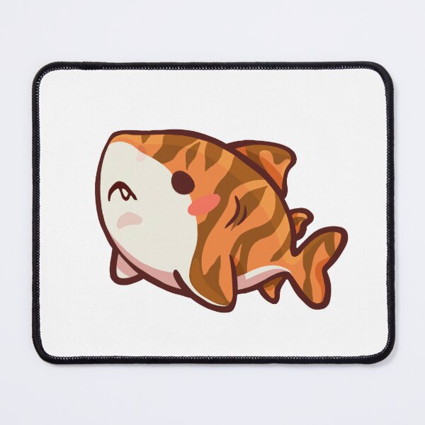 Item preview, Cute Tiger Shark Pun Sticker designed and sold by 10six.