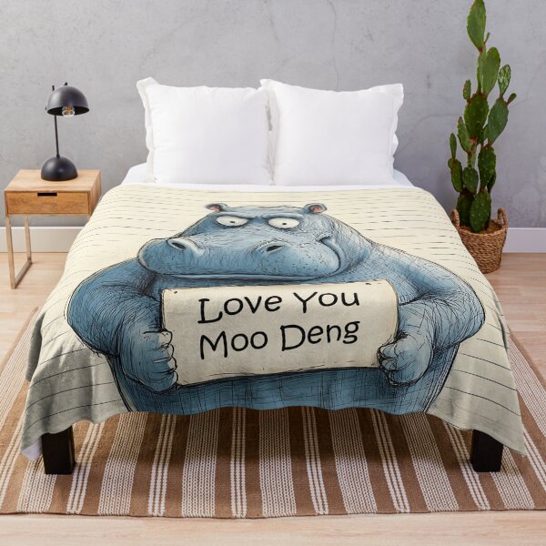 Item preview, Love You Moo Deng designed and sold by Konkam.
