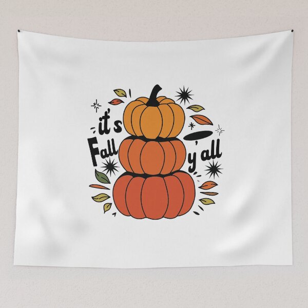 Item preview, Retro Pumpkin Stack: It's Fall Y'all! designed and sold by NEWDESINGS12.