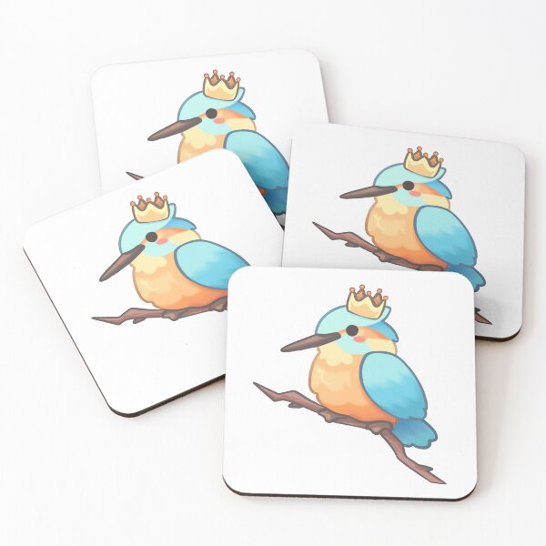 Item preview, Cute Kingfisher Sticker designed and sold by 10six.