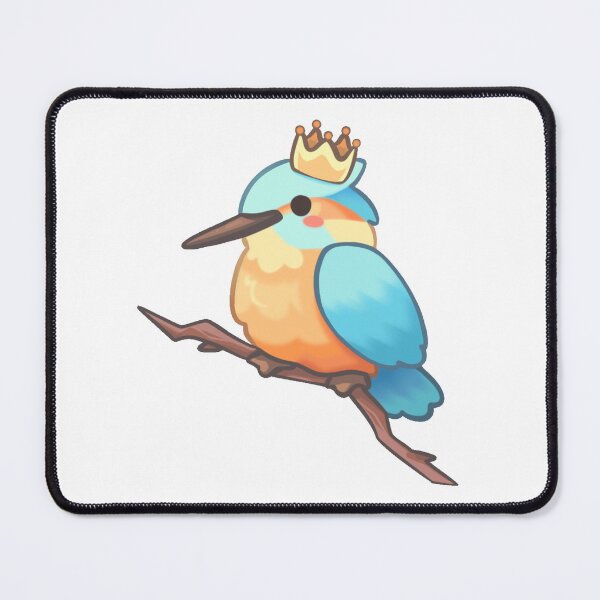 Item preview, Cute Kingfisher Sticker designed and sold by 10six.