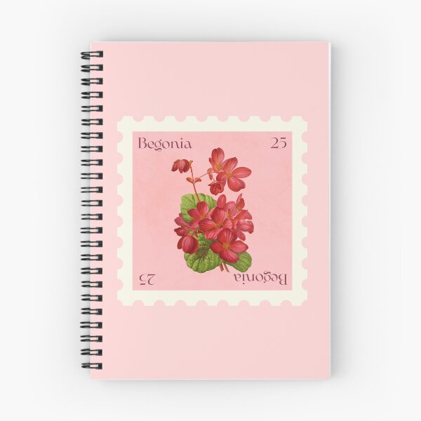Item preview, Sello de flor de begonia designed and sold by Cute-Treasure.