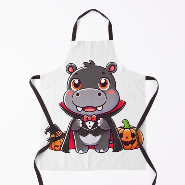 Item preview, Charming Hippo Dressed as a Vampire designed and sold by Chokhdi289shop.