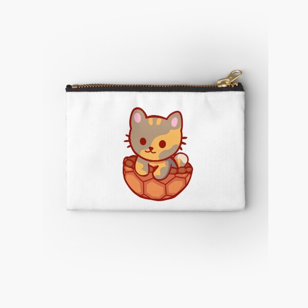 Item preview, Tortoiseshell Cat in Shell Cute Sticker designed and sold by 10six.