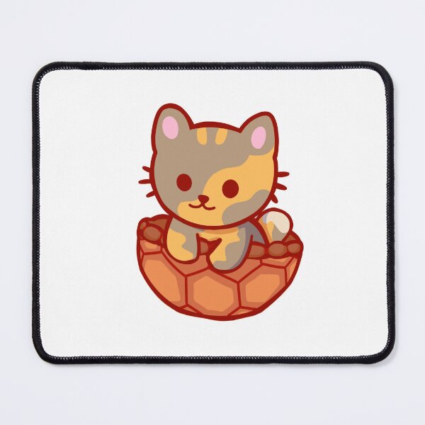 Item preview, Tortoiseshell Cat in Shell Cute Sticker designed and sold by 10six.