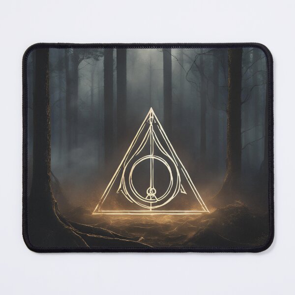 Item preview, Glowing Deathly Hallows in the Enchanted Forest designed and sold by lazyflect.