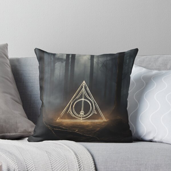 Item preview, Glowing Deathly Hallows in the Enchanted Forest designed and sold by lazyflect.