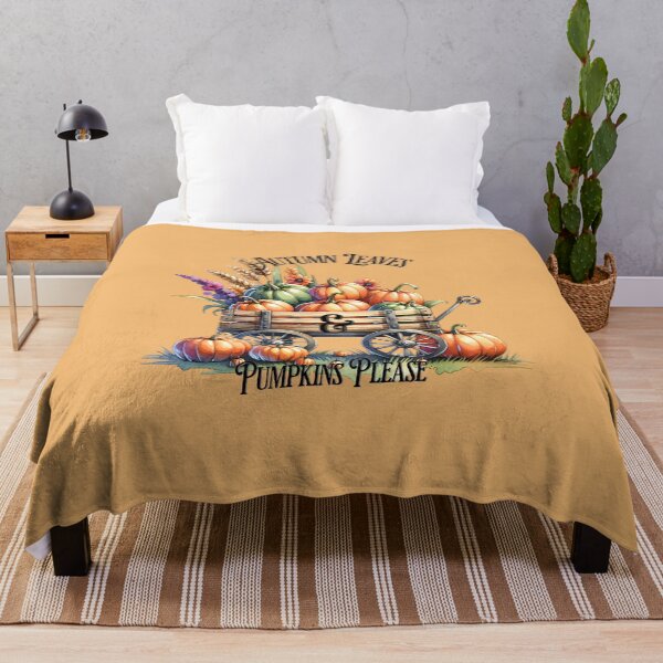 Item preview, Autumn Leaves & Pumpkins Please designed and sold by Emilys-Tee-Shop.