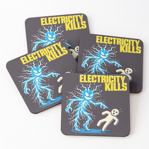 Item preview, electricity kills electrician danger high voltage electric current designed and sold by tutoo clothes.