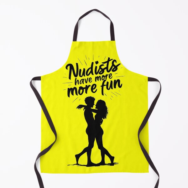 Item preview, Nudists Have More Fun - Unique Eye Catching - Yellow designed and sold by JLEmporium.