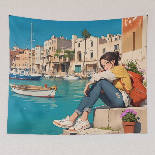 Item preview, Harbor Hues designed and sold by Pei-Kang Hsu.