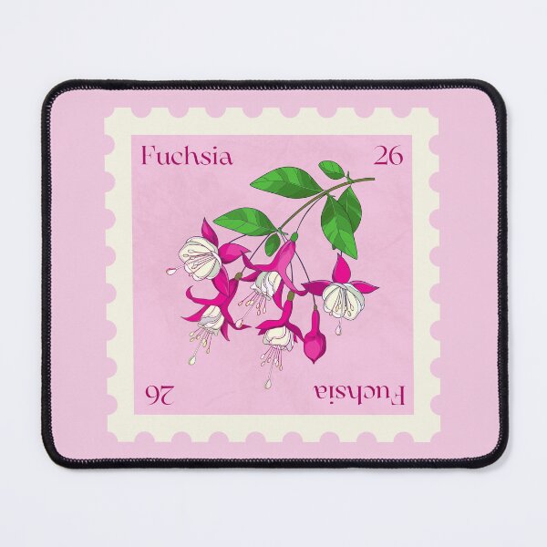 Item preview, Fuchsia Flower stamp designed and sold by Cute-Treasure.