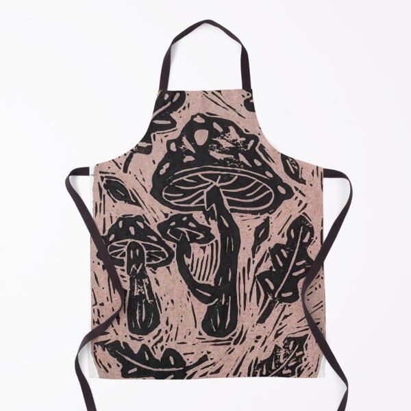 Item preview, Mushroom lino print designed and sold by ElsieVirgo91.
