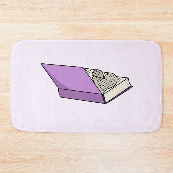 Item preview, Purple book heart pages designed and sold by Neadoodles.