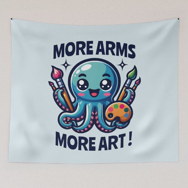 Item preview, More Arms, More Art! designed and sold by Lisetta Collection.