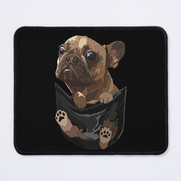 Item preview, Funny Frenchie In Pocket designed and sold by Just-Arts-4U.