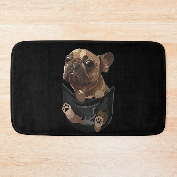 Item preview, Divertido Frenchie en el bolsillo designed and sold by Just-Arts-4U.