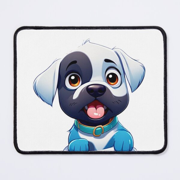 Item preview, Spotted Blue Dog - @fluidwatercolor designed and sold by fluidwatercolor.