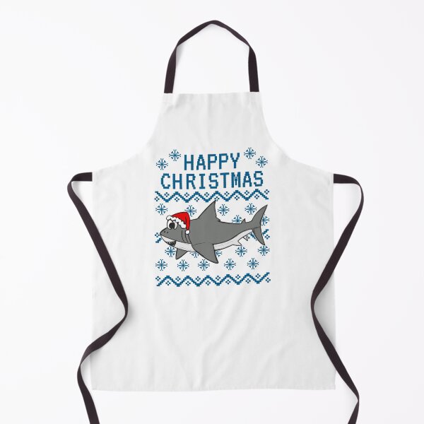 Aperçu de l'œuvre Requin moche Noël Drôle créée et vendue par doodlerob.