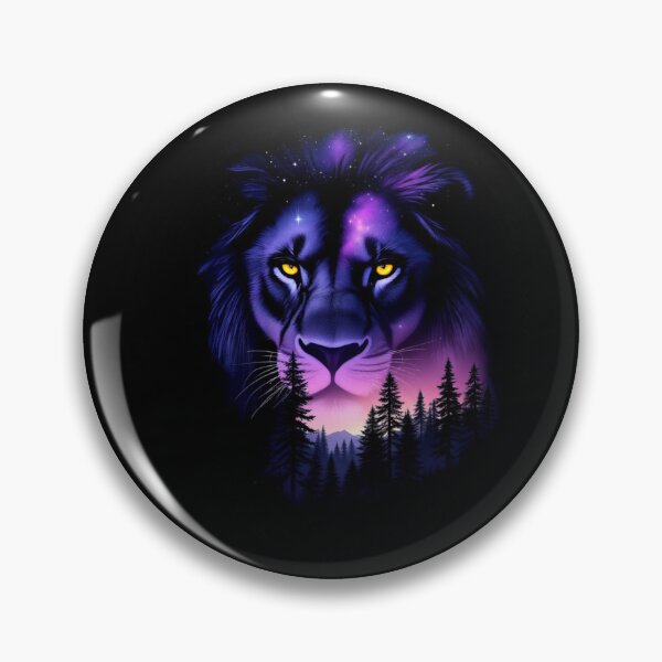 Item preview, night portrait of a lion designed and sold by jkrphoto.