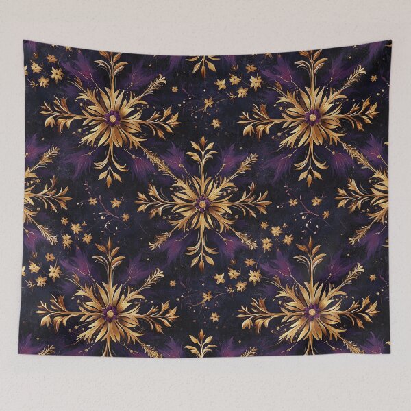 Item preview, Christmas Purple Themed with Festive Snowflakes  designed and sold by ArDecoS.