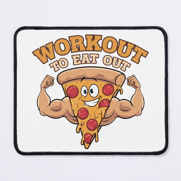 Item preview, Workout To Eat Out Gym Pizza Lovers  designed and sold by aimene dahache.