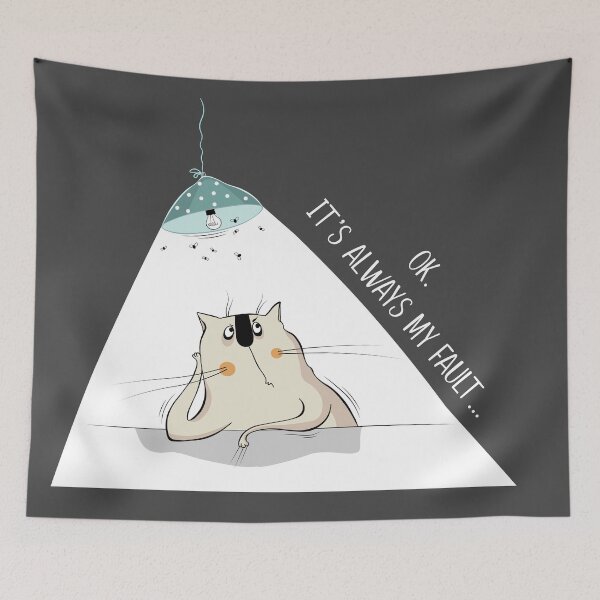 Item preview, I'm Sorry Funny Cat, Guilty cat designed and sold by HatchR.