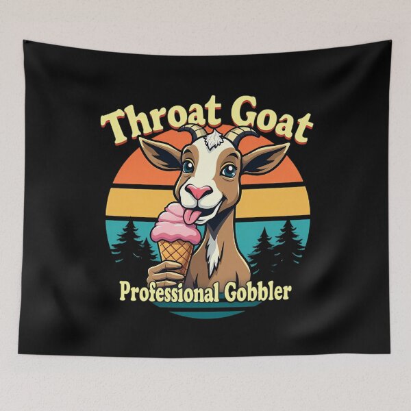 Item preview, "Throat Goat - Professional Gobbler" Funny T-Shirt designed and sold by AI-volution.