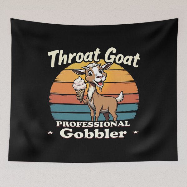 Item preview, "Professional Gobbler - Throat Goat" Sarcastic T-Shirt designed and sold by AI-volution.