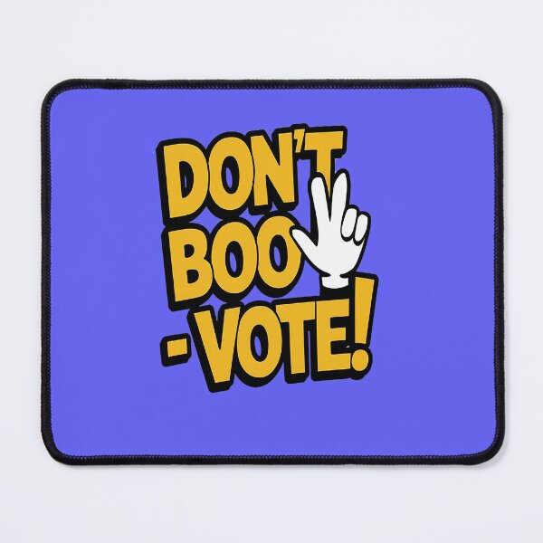 Item preview, Don't Boo, Vote! – Fun & Patriotic Election Gear for Change! This fun, inspiring design will keep the conversation going and remind everyone to hit the polls. Democracy depends on YOU! designed and sold by bubblylive.