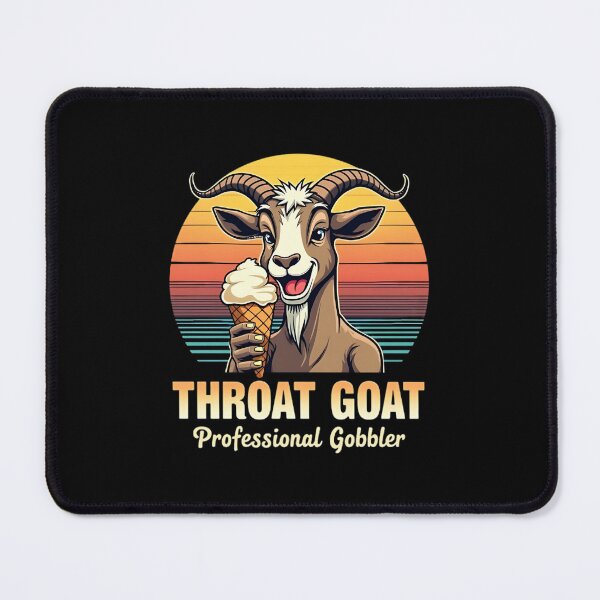 Item preview, "Throat Goat Champion" Funny and Sarcastic Gobbler T-Shirt designed and sold by AI-volution.