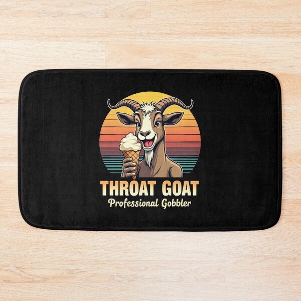 Item preview, "Throat Goat Champion" Funny and Sarcastic Gobbler T-Shirt designed and sold by AI-volution.