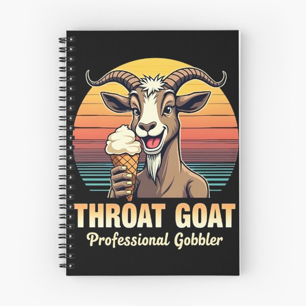 Item preview, "Throat Goat Champion" Funny and Sarcastic Gobbler T-Shirt designed and sold by AI-volution.