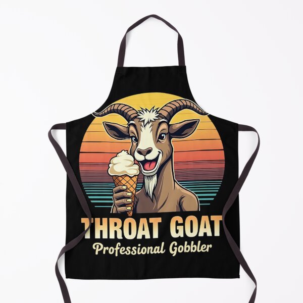 Item preview, "Throat Goat Champion" Funny and Sarcastic Gobbler T-Shirt designed and sold by AI-volution.