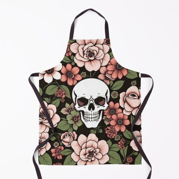 Item preview, Blooming skull Gothic botanical design designed and sold by Meandmyshop.