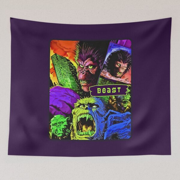 Item preview, The beast, cartoon beasts, scary cartoon figures, Halloween designed and sold by silent-violin.