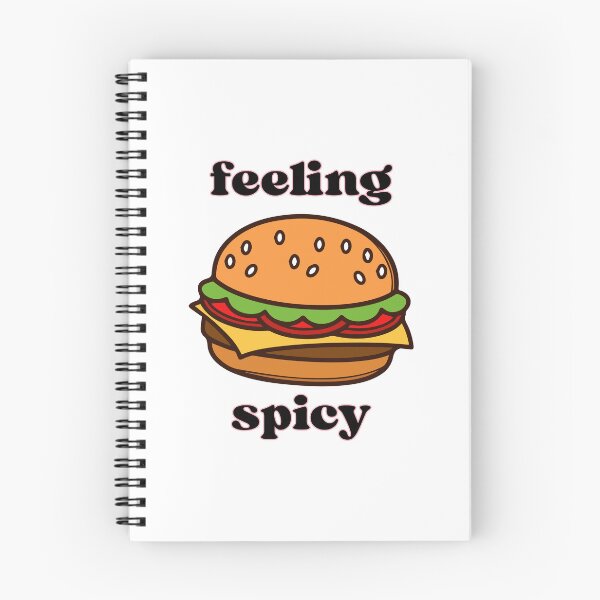 Item preview, feeling and spicy burger. designed and sold by designing01Ar3.