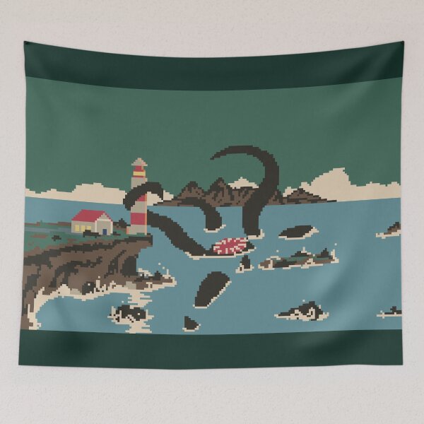 Item preview, Retro Pixel Kraken designed and sold by TheWilsonland.