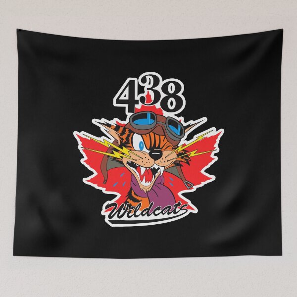 Item preview, RCAF - 438 Squadron Wildcats Crest  tagged designed and sold by pzd501.