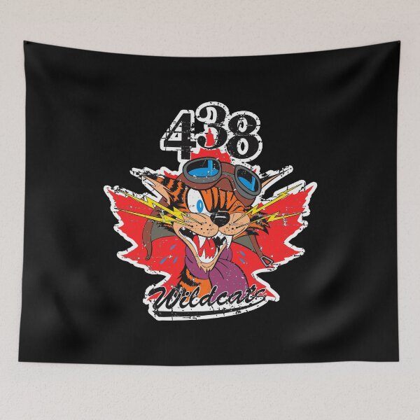 Item preview, RCAF - 438 Squadron Wildcats Crest Tagged - Gruge Style designed and sold by pzd501.