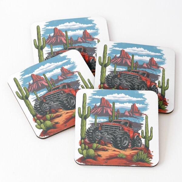 Item preview, 4x4 Monster Truck designed and sold by Halyna Nechyporuk.