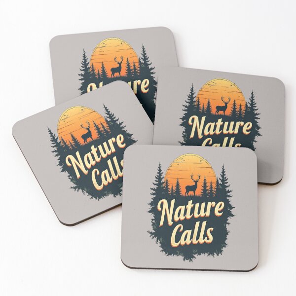 Item preview, Nature Calls Outdoor | Forest Adventure | Wilderness Lover | Rustic Deer Design designed and sold by InkredibleZ.