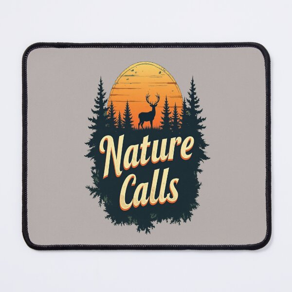 Item preview, Nature Calls Outdoor | Forest Adventure | Wilderness Lover | Rustic Deer Design designed and sold by InkredibleZ.