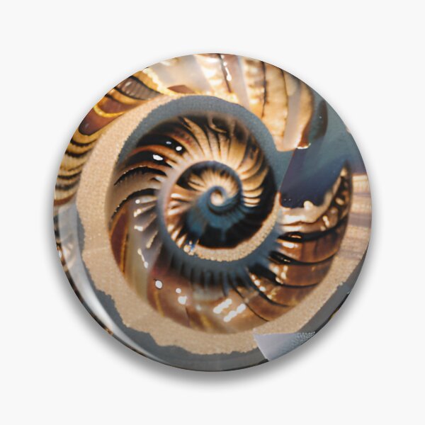 Artikelvorschau, Spiralfossil von Ammoniten entworfen und verkauft von Digitayaa.